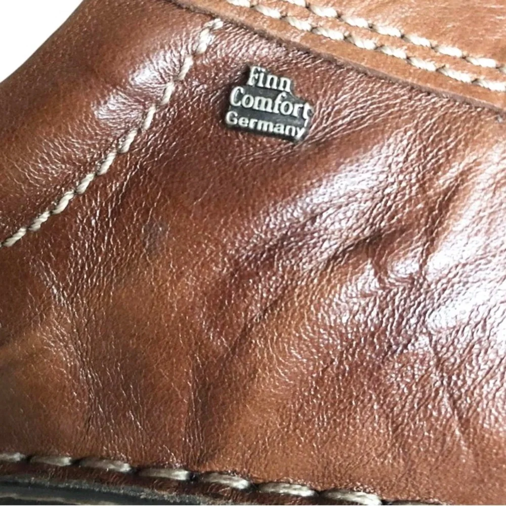 NWOT Finn Comfort Size EU 37 / US 6-6.5 Lexington Brown Plissee Oxford